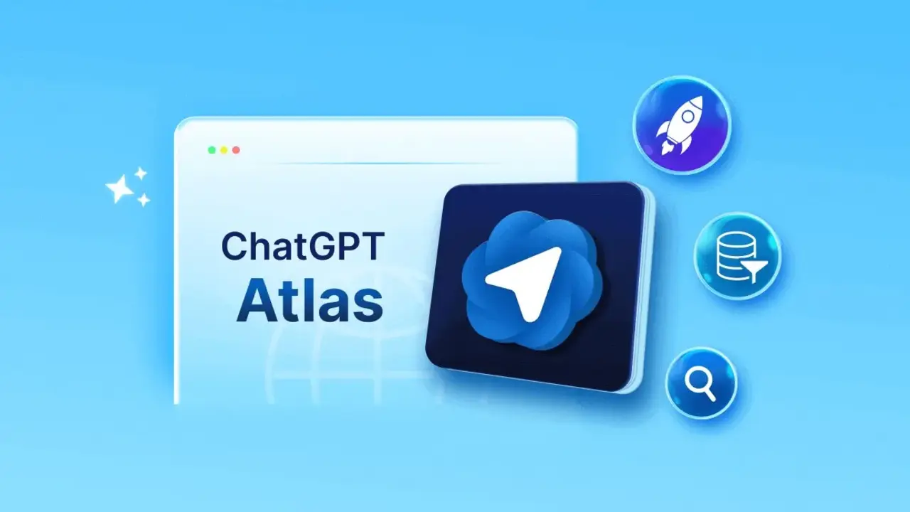 ChatGPT Atlas tarayıcısının kapanmasını ve yeni ChatGPT masaüstü deneyimini temsil eden bilgisayar ekranı