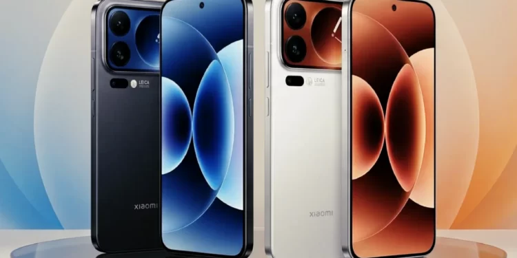 Xiaomi 18 Pro modelini temsil eden büyük bataryalı ve gelişmiş kameralı akıllı telefon