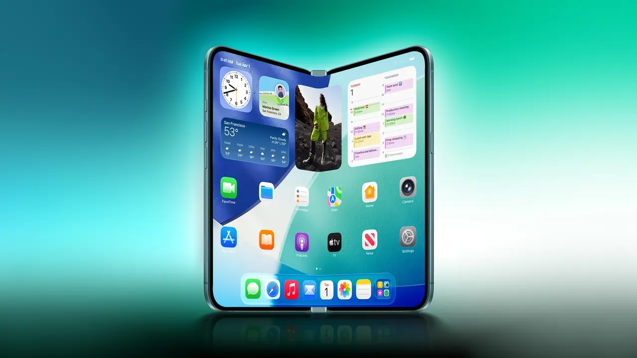 iPhone Ultra katlanabilir telefon batarya kapasitesini gösteren çift hücreli pil tasarımı