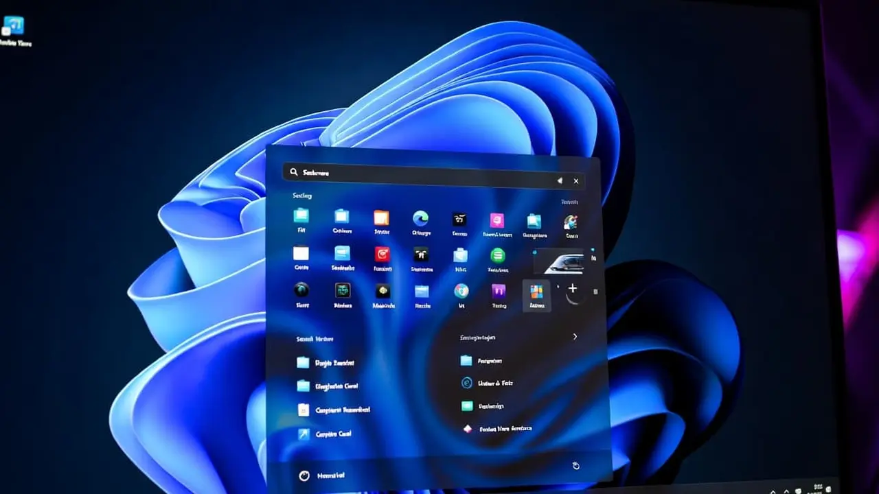 Windows 11 arama ekranında dosya, uygulama ve ayar sonuçlarının sade biçimde gösterilmesi