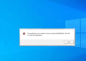 Windows bilgisayarda uygulama açılırken görülen hata uyarısını temsil eden illüstrasyon