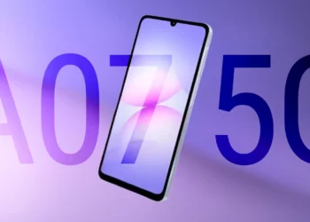 Samsung Galaxy A07s akıllı telefonun resmi ürün görseli