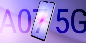 Samsung Galaxy A07s akıllı telefonun resmi ürün görseli