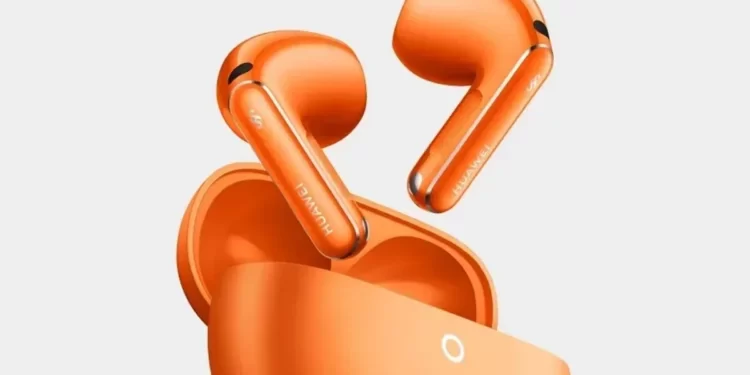 Huawei FreeBuds 7 kablosuz kulaklığı temsil eden koyu arka planlı ürün görseli
