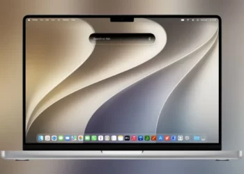 Liquid Glass arayüzü ve yapay zeka odaklı Siri konseptini gösteren temsili macOS 27 Golden Gate görseli