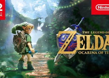 Yenilenmiş Hyrule manzarası ve Triforce sembolü içeren temsili Zelda görseli