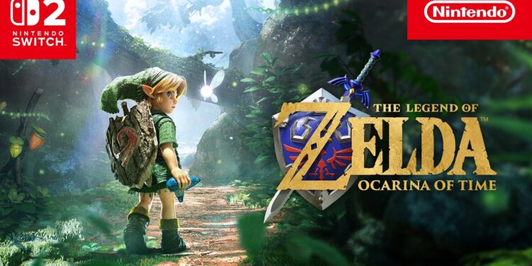 Yenilenmiş Hyrule manzarası ve Triforce sembolü içeren temsili Zelda görseli