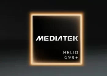 LPDDR5X bellek desteğini vurgulayan temsili MediaTek Helio G99+ mobil işlemci görseli