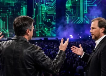 Nvidia CEO'su Jensen Huang Dreamforce konferansında konuşuyor
