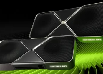 NVIDIA RTX ekran kartı ve yapay zekâ destekli oyun grafiklerini temsil eden illüstratif görsel