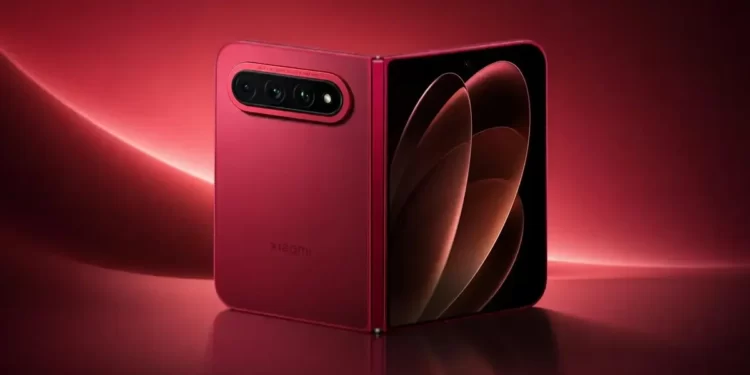 LPDDR6 bellek teknolojisiyle duyurulan Xiaomi 18 Fold’un resmi ürün görseli